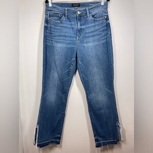 Judy Blue Jeans Women’s Size 31 Straight Fit High‎ Waist Split Hem